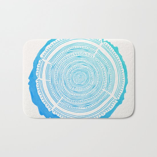 Douglas Fir – Blue Ombré Bath Mat