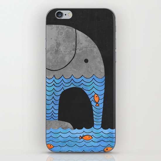 Thirsty Elephant iPhone & iPod Skin