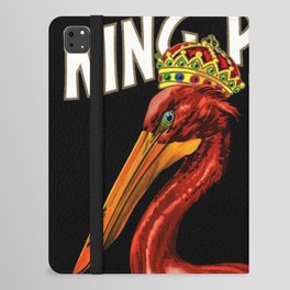 King Pelican red brand California Iceberg Lettuce vintage label advertising poster / posters iPad Folio Case
