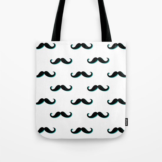 Mustache Tote Bag