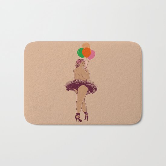sexy balloon Bath Mat
