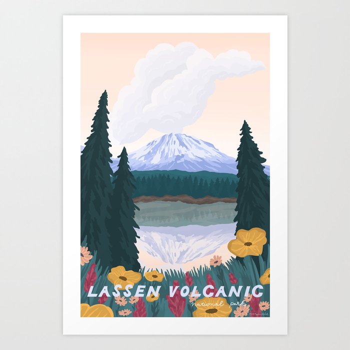 Lassen Volcanic National Park Art Print