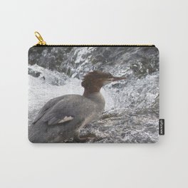 Watercolor Bird, Common Merganser 56, Yellowstone River, YNP, Wyoming Carry-All Pouch