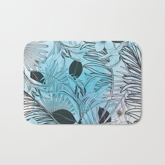 Modern Jungle Bath Mat