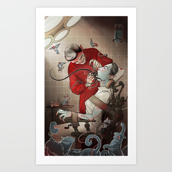 The Dentist Art Print
