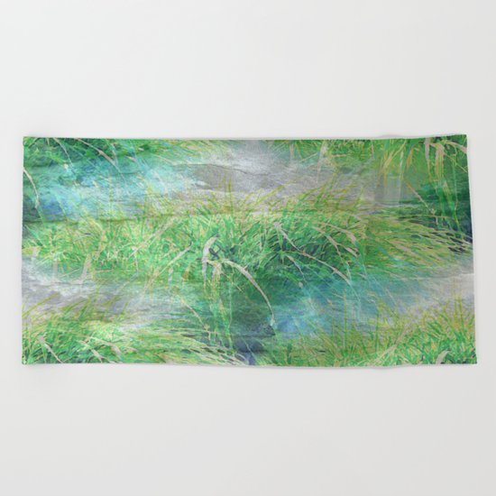 Nature's Miracles Abstract Beach Towel