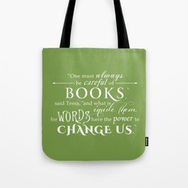 Words Have the Power to Change - Tessa (Med Green) Tote Bag