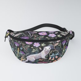 White Ermine Fanny Pack