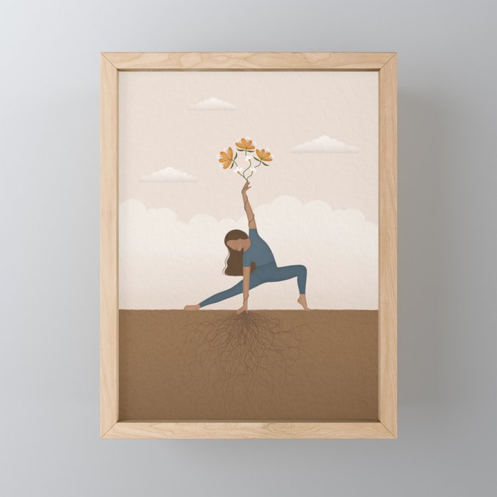 Bloom With Grace Framed Mini Art Print