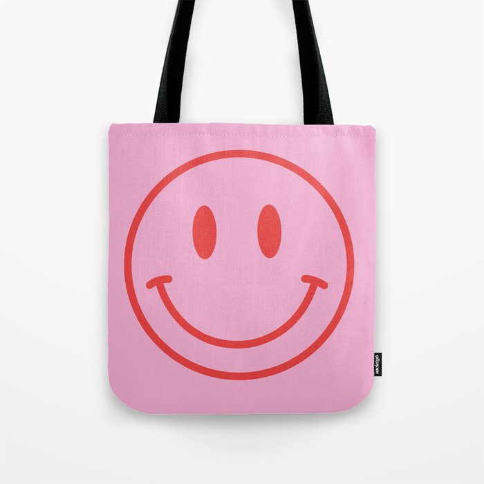 Totally Y2k Smiley Tote Bag