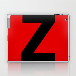 Letter Z (Black & Red) Laptop Skin