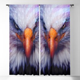 American Flag & Eagle Blackout Curtain