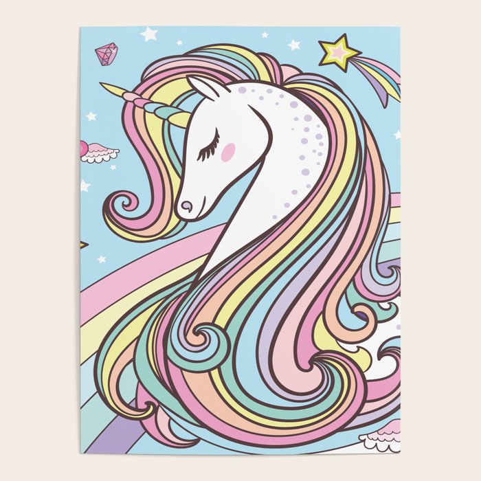 Unicorn Poster by christineiris Society6