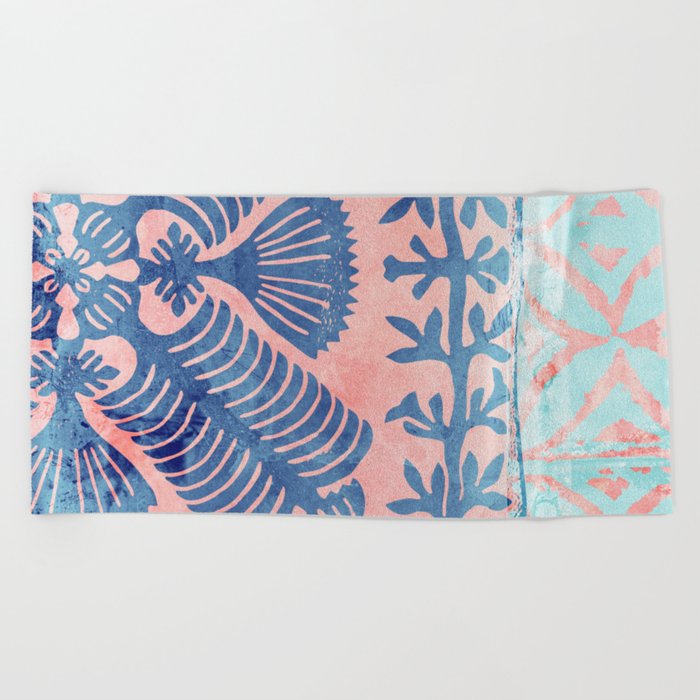 Maui Square 01 Beach Towel By Thumbhead Society6 Maui Square 01 Beach Towel