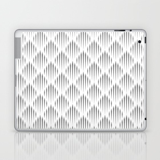 Grey Abstract Pattern Laptop & iPad Skin