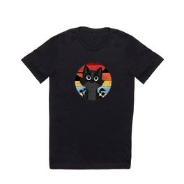 Vintage Black Cat - Animal Lovers Im T Shirt