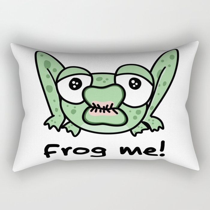 Frog me  Rectangular Pillow