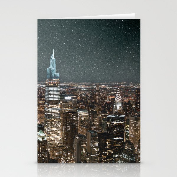 Starry New York City Stationery Cards