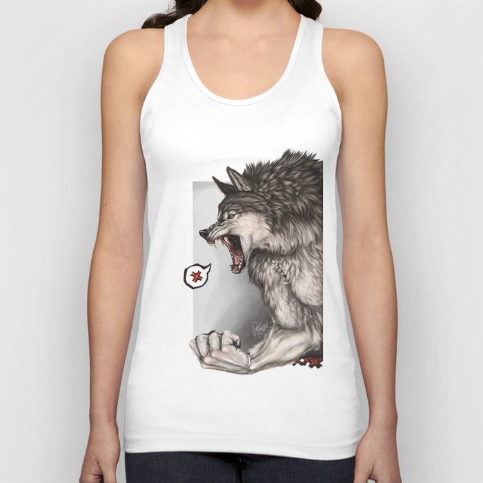 Angry Face Tank Top