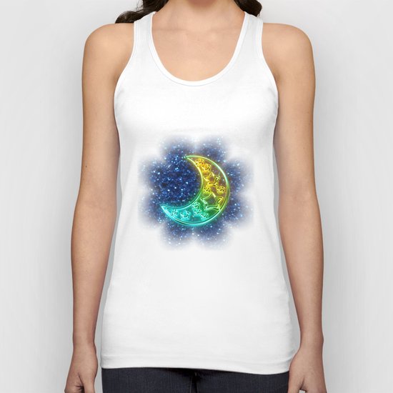 Moon Night Unisex Tank Top