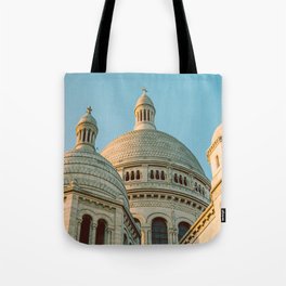 The Basilica of the Sacred Heart in Montmartre, Paris, France. Tote Bag