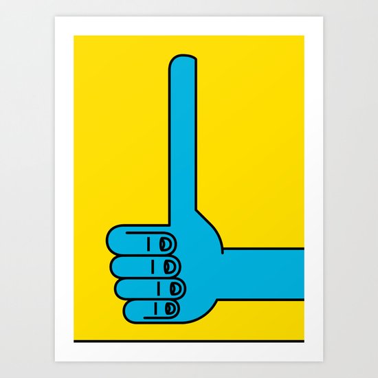 Thumbs Up Art Print