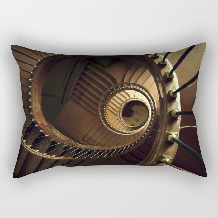 Chocolate spiral staircase Rectangular Pillow