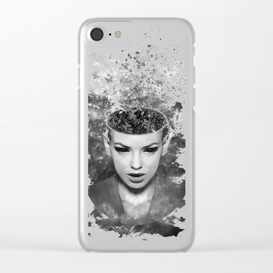 I walk alone to find the way home Clear iPhone Case
