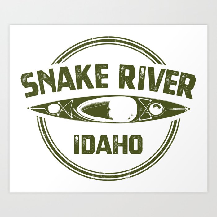 Snake River Idaho Art Print