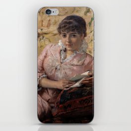 Albert Edelfelt - The Reading Parisienne iPhone Skin
