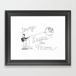 It's a Wonderful Life - George Lassos the Moon Framed Art Print