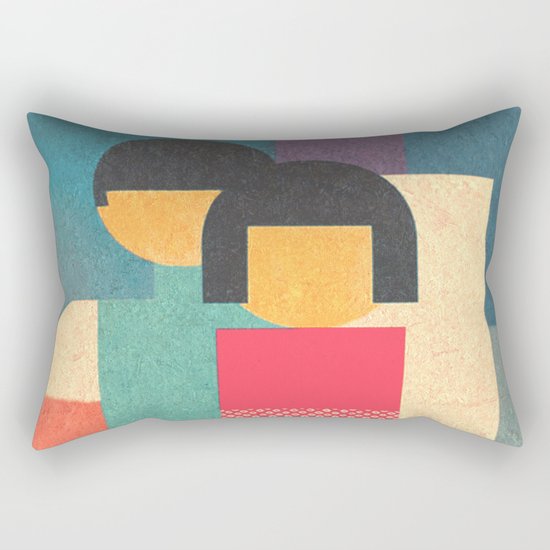 簡素な生活 (Simple Life) Rectangular Pillow