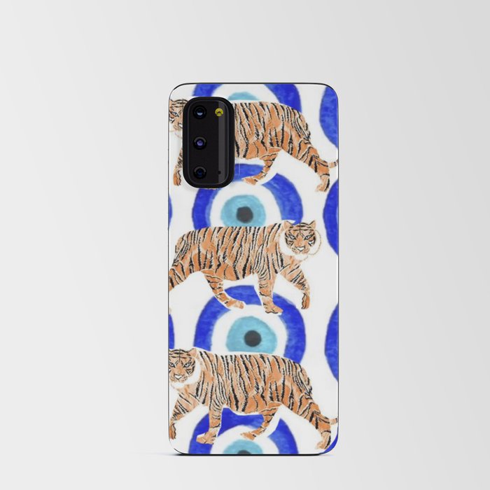 Evil Eye with Tigers Android Card Case