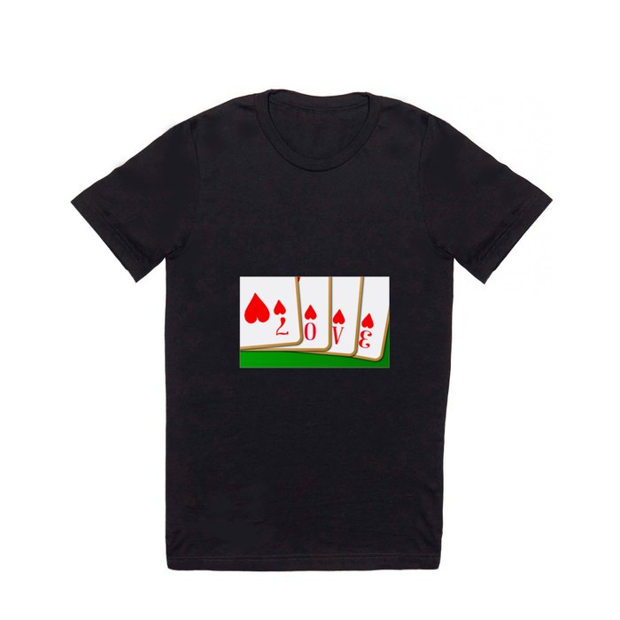 Love Playing Cards T Shirt