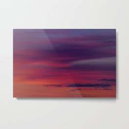 Colorful sky at sunset Metal Print