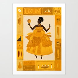 Celebration of Oshun Art Print