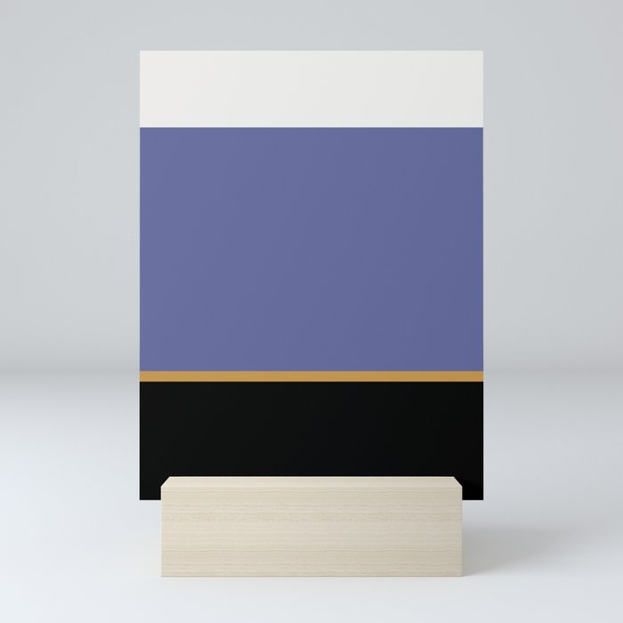 Contemporary Color Block XVII Mini Art Print