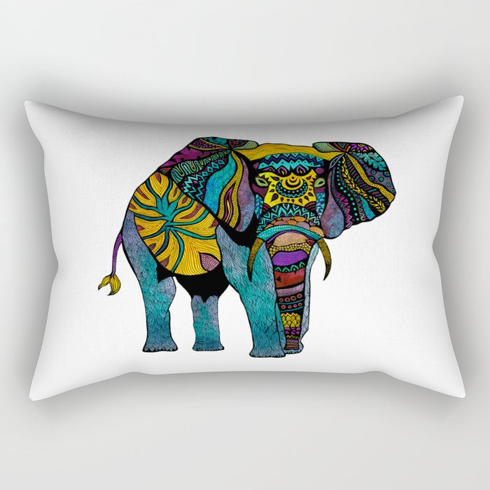 Elephant of Namibia Rectangular Pillow