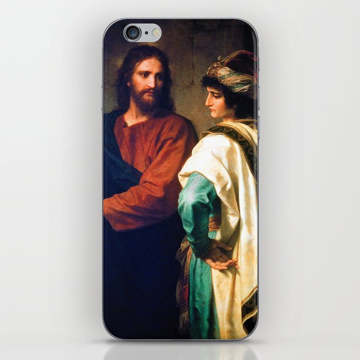 Heinrich Hofmann Christ and the Rich Young Man iPhone Skin