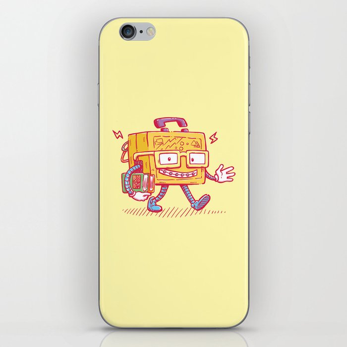 Back to School Lunchpail Bot iPhone Skin