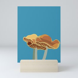 CYANESCENS Wavy Cap Mushroom Mini Art Print