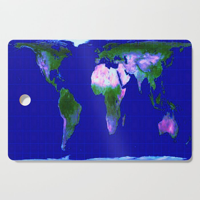 World Map : Gall Peters Cutting Board