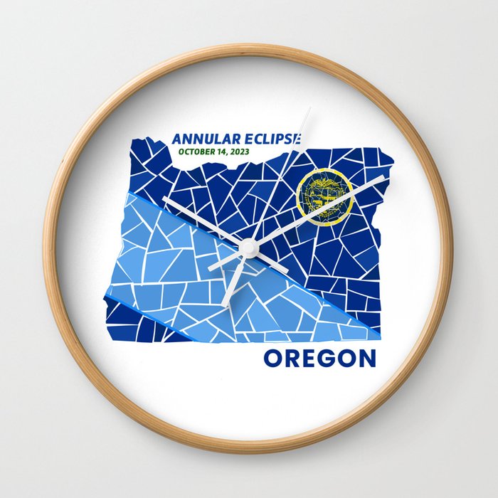 Oregon Annular Eclipse 2023 Wall Clock