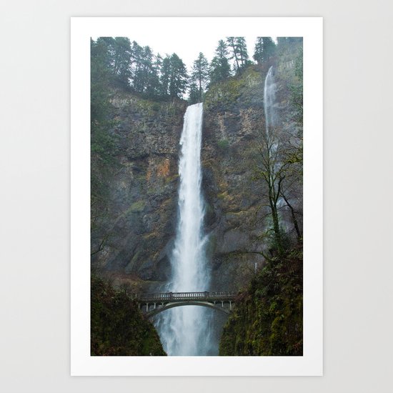 Multomah Falls Art Print