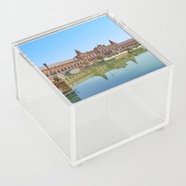Spain Photography - Pond In Front Of The Spanish Plaza Acrylic Box
