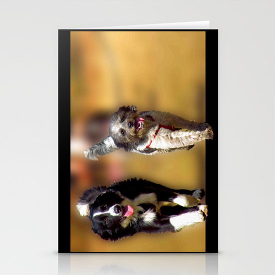 two dogs Stationery Cards