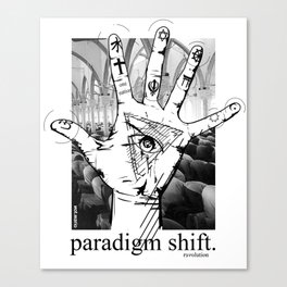 paradigm shift ∆ Canvas Print