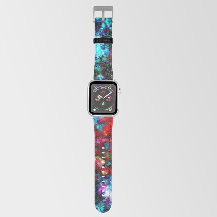 Angry sky and red petals Apple Watch Band