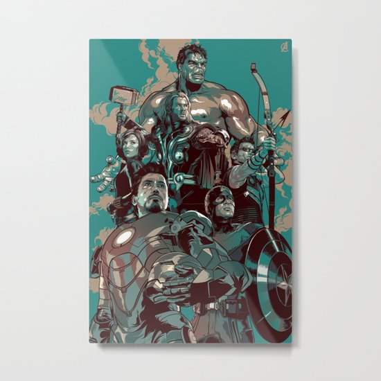 The Avengers Metal Print