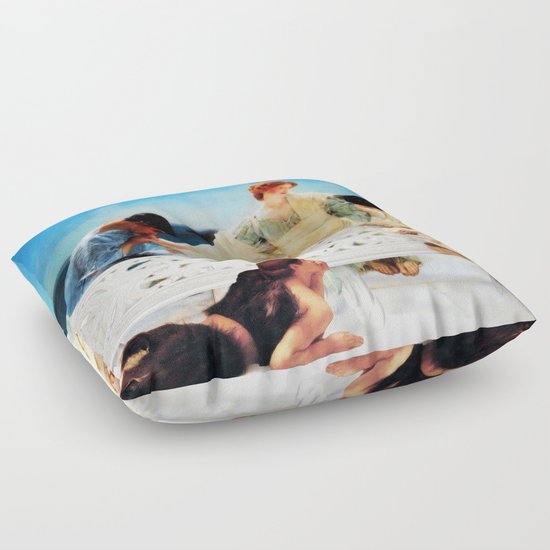Lack of Privacy Floor Pillow